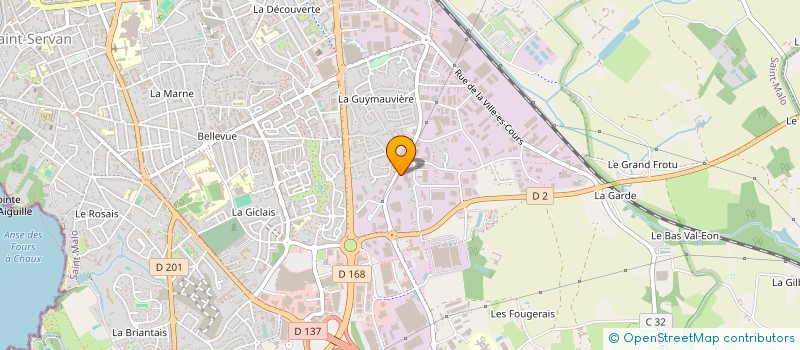 localisation de l'entreprise H2A  SAINT-MALO