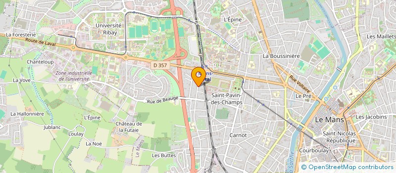 localisation de l'entreprise H2A  LE MANS