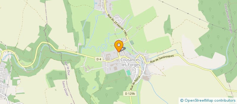localisation de l'entreprise H2A COUVERTURE à COUSANCES-LES-FORGES