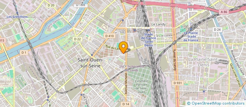 localisation de l'entreprise H2A TRANS à DRANCY