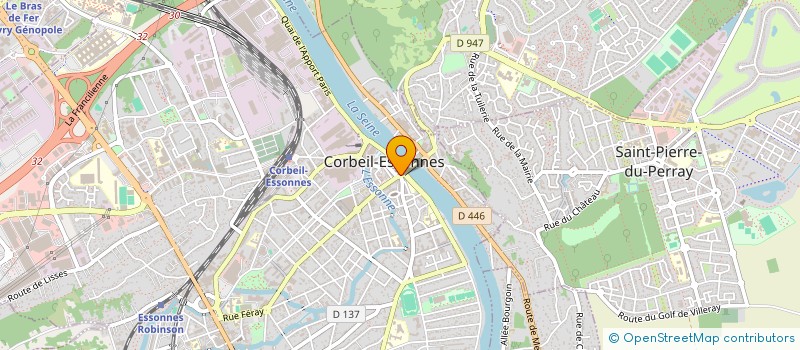 localisation de l'entreprise H2AI à CORBEIL-ESSONNES