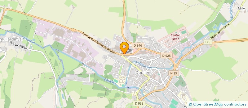 localisation de l'entreprise H2AP  DOULLENS