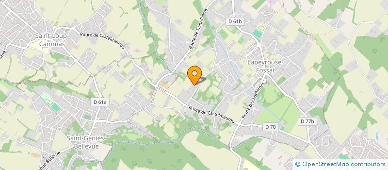 localisation de l'entreprise H2AT  LAPEYROUSE-FOSSAT