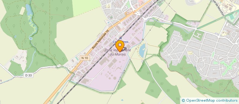 localisation de l'entreprise H2B à COIGNIERES