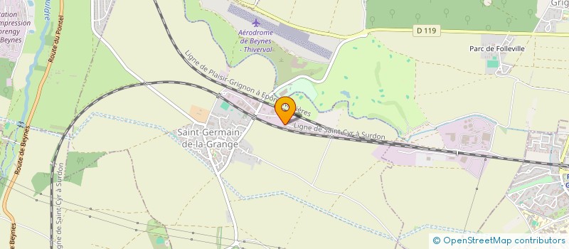 localisation de l'entreprise H2B  SAINT-GERMAIN-DE-LA-GRANGE