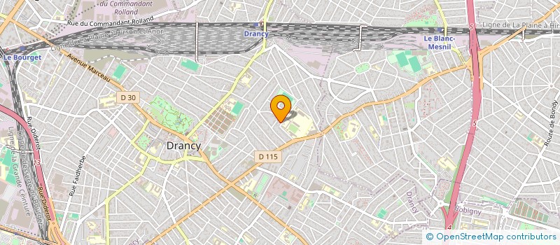 localisation de l'entreprise H2B CONCEPT à DRANCY