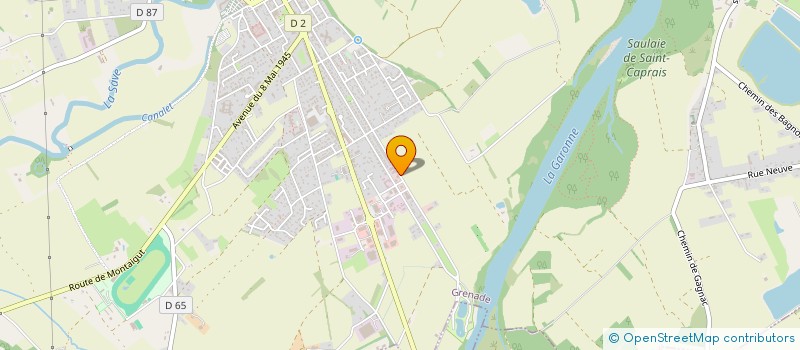 localisation de l'entreprise H2B OCCITANIE  CARBONNE