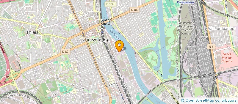 localisation de l'entreprise H2B SAFETY PRIVATE  CHOISY-LE-ROI