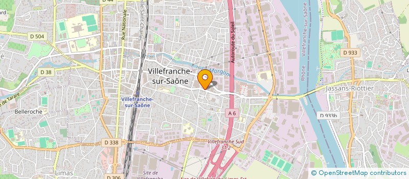 localisation de l'entreprise H2BAT CALADOIS à VILLEFRANCHE-SUR-SAONE