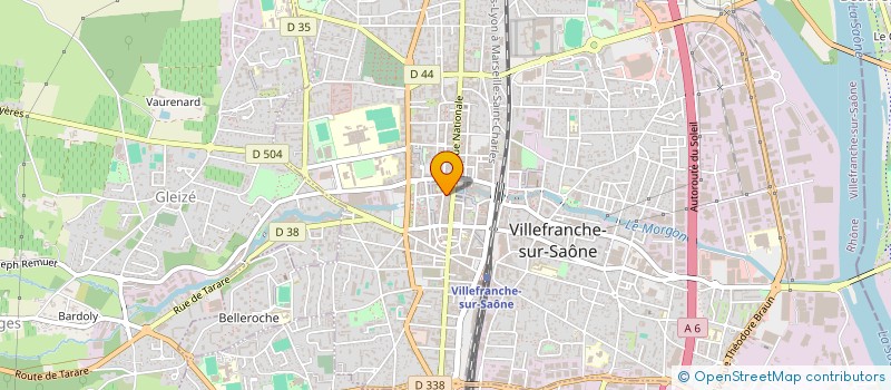 localisation de l'entreprise H2C à VILLEFRANCHE-SUR-SAONE