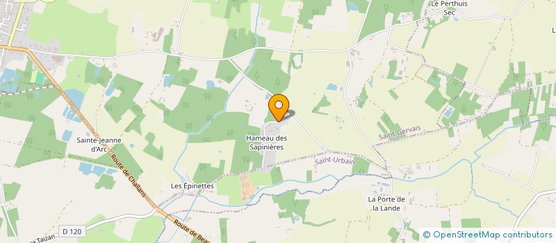 localisation de l'entreprise H2C  SAINT-GERVAIS