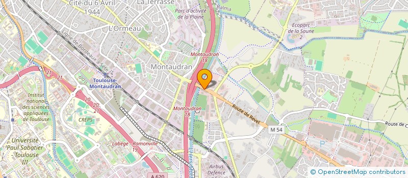 localisation de l'entreprise H2C  TOULOUSE