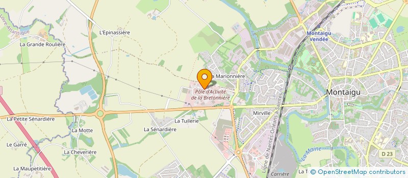 localisation de l'entreprise H2C à MONTAIGU-VENDEE