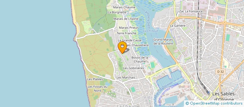 localisation de l'entreprise H2C à LES SABLES-D'OLONNE