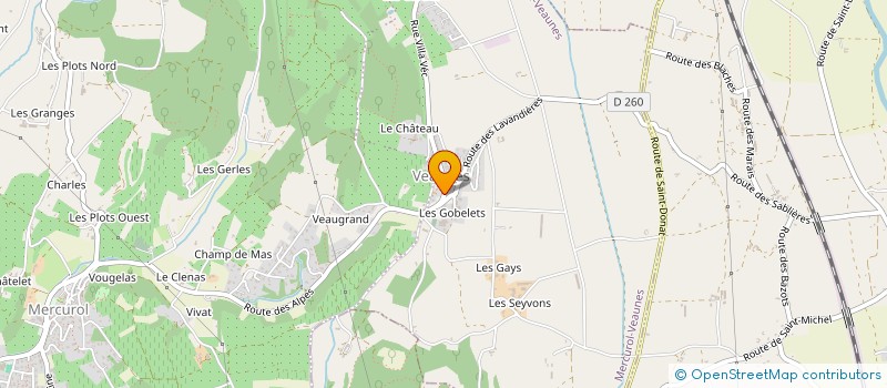 localisation de l'entreprise H2C ACQUISITIONS  MERCUROL-VEAUNES