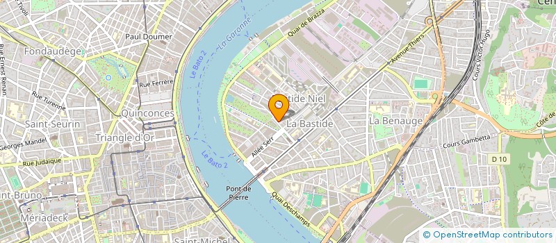 localisation de l'entreprise H2C GEA  BORDEAUX