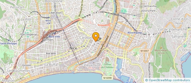 localisation de l'entreprise H2C MEDITERRANNEE à NICE