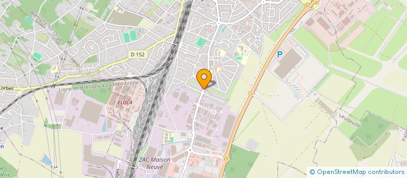 localisation de l'entreprise H2CM à BRETIGNY-SUR-ORGE