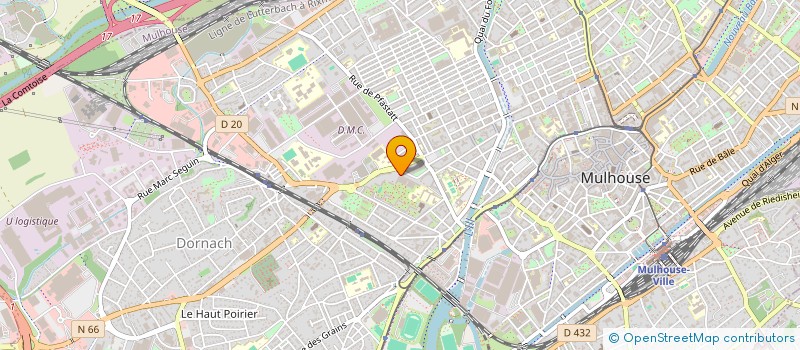 localisation de l'entreprise H2CORPORATION  MULHOUSE
