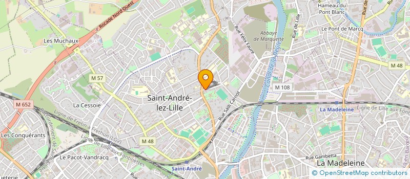 localisation de l'entreprise H2D  LA CHAPELLE-D'ARMENTIERES