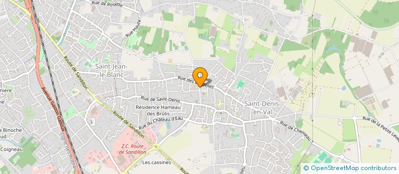 localisation de l'entreprise H2D  SAINT-DENIS-EN-VAL