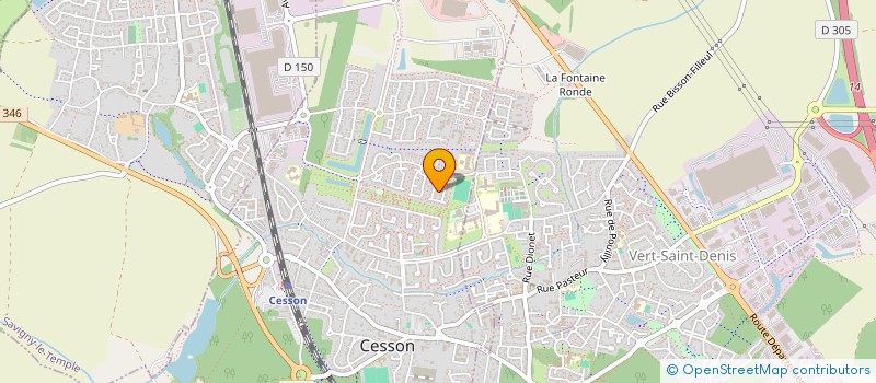 localisation de l'entreprise H2D CESSON à CESSON