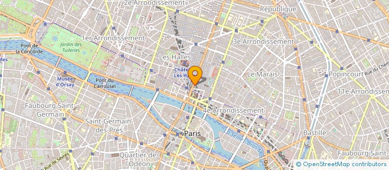localisation de l'entreprise H2D PARIS SEBASTOPOL à PARIS