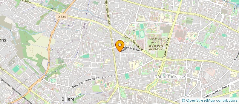 localisation de l'entreprise H2E à PAU
