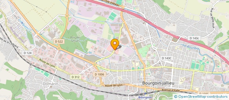 localisation de l'entreprise H2E CONCEPT à BOURGOIN-JALLIEU