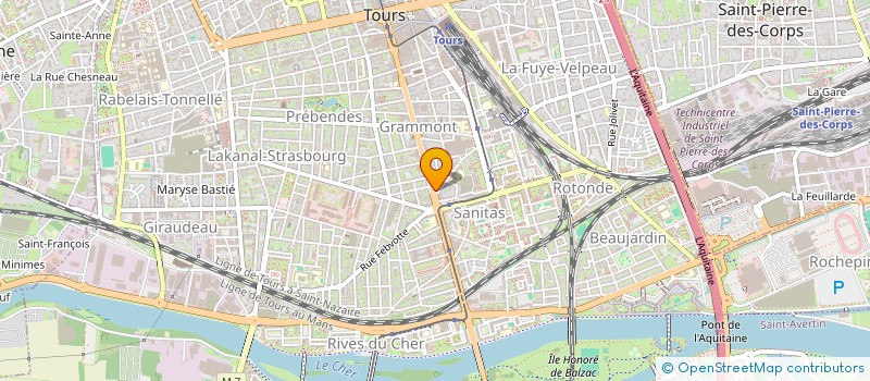 localisation de l'entreprise H2E IMMO  TOURS