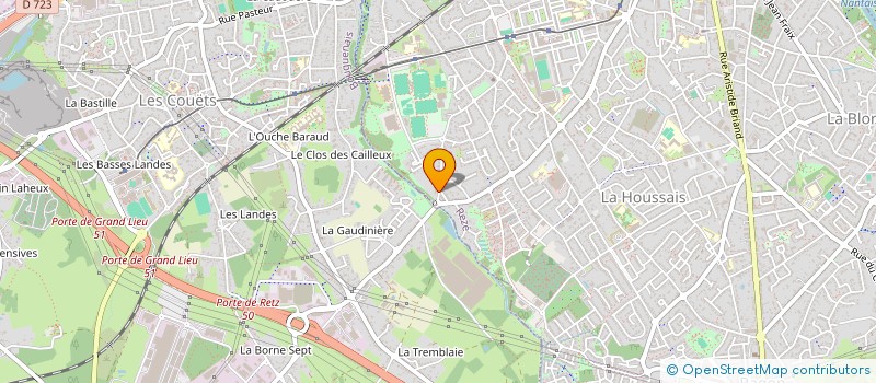 localisation de l'entreprise H2E IMMOBILIER  REZE