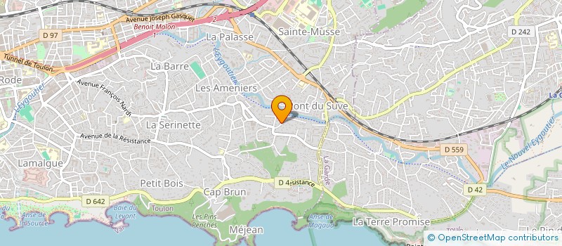 localisation de l'entreprise H2E RENOV  TOULON