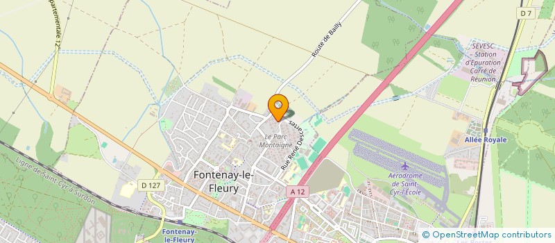 localisation de l'entreprise H2EVENT à FONTENAY-LE-FLEURY