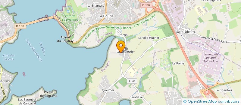 localisation de l'entreprise H2F  SAINT-MALO