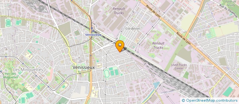 localisation de l'entreprise H2F PROPRETE  VENISSIEUX