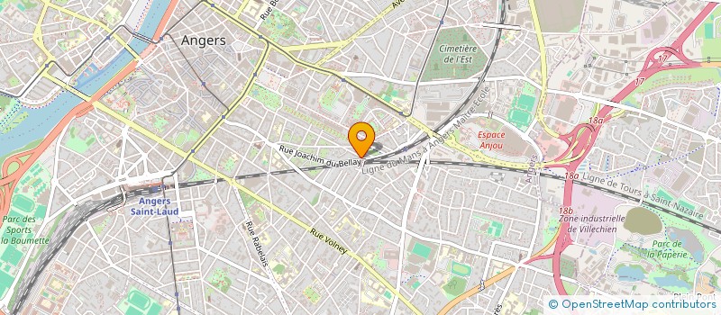 localisation de l'entreprise H2G  ANGERS