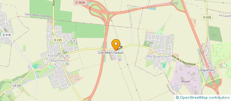 localisation de l'entreprise H2G  FONTENAY-LE-MARMION