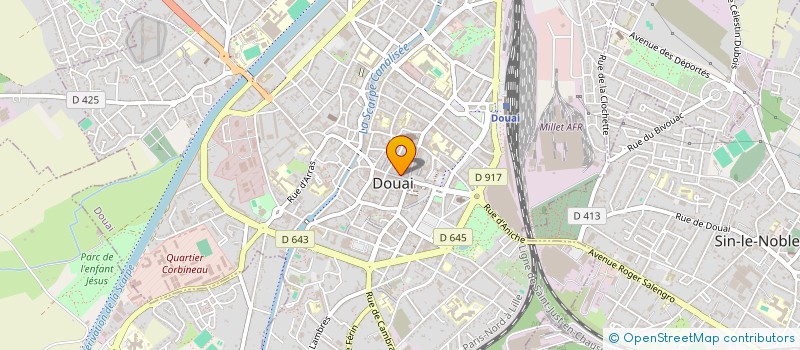 localisation de l'entreprise H2G à DOUAI
