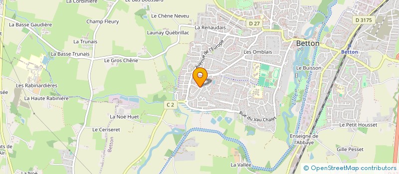 localisation de l'entreprise H2G ARCHITECTURE  BETTON