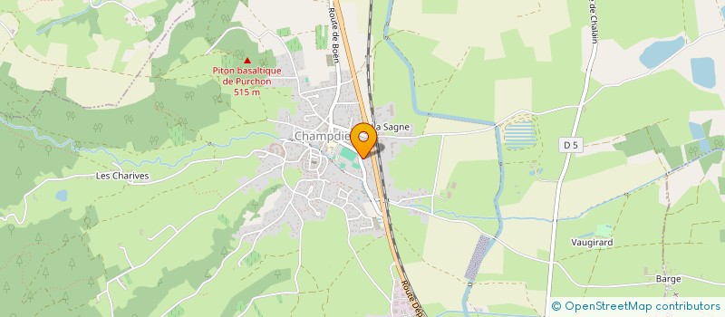 localisation de l'entreprise H2G CAPITAL  CHAMPDIEU