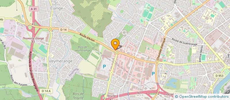 localisation de l'entreprise H2H à THIONVILLE