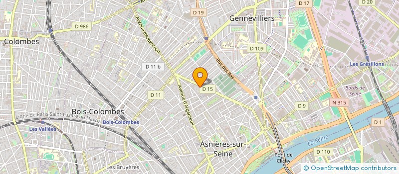 localisation de l'entreprise H2H MOBILITY à ASNIERES-SUR-SEINE