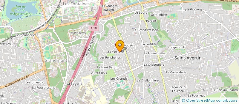 localisation de l'entreprise H2I  SAINT-AVERTIN