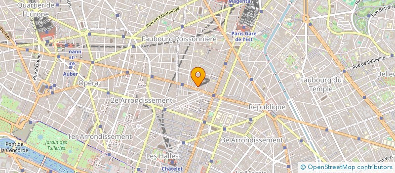 localisation de l'entreprise H2I  PARIS