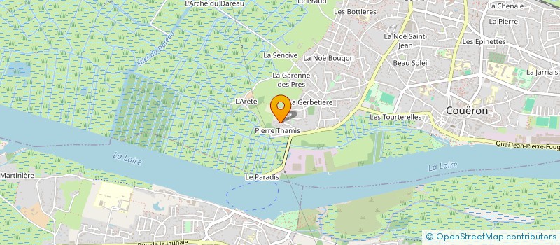localisation de l'entreprise H2I à COUERON