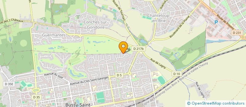 localisation de l'entreprise H2I-BSM  BUSSY-SAINT-GEORGES