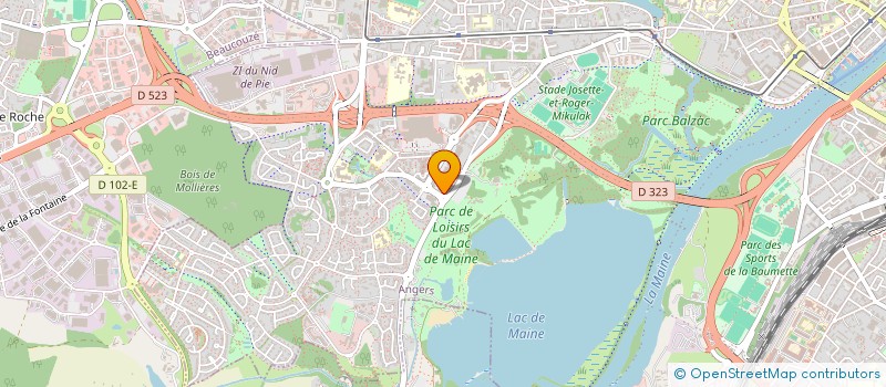 localisation de l'entreprise H2IMMO à ANGERS