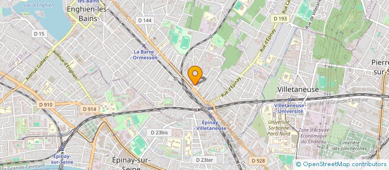 localisation de l'entreprise H2IN CONSULTING à DEUIL-LA-BARRE