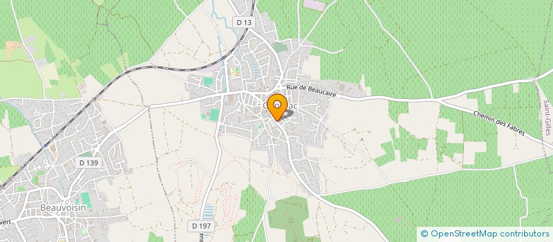 localisation de l'entreprise H2J  GENERAC