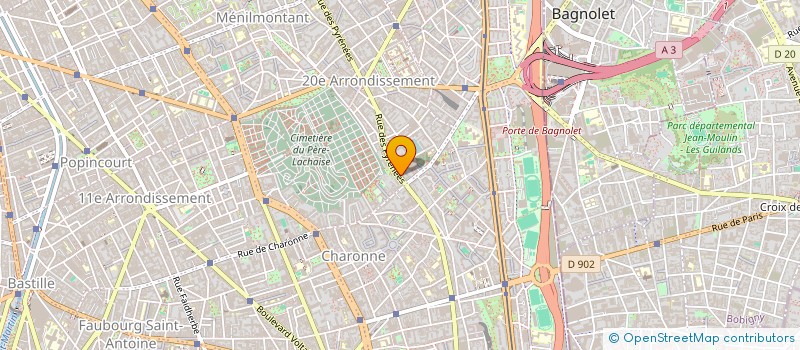 localisation de l'entreprise H2J  PARIS